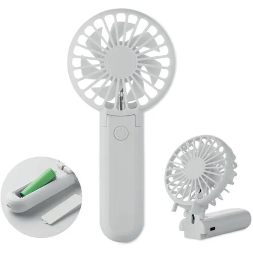 Draagbare vouwventilator Ibera wit