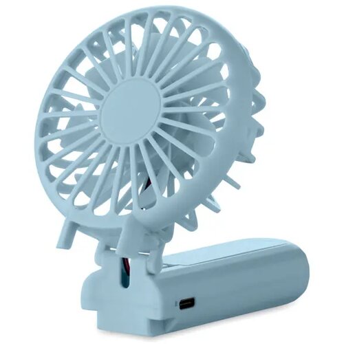 Draagbare vouwventilator Ibera babyblauw