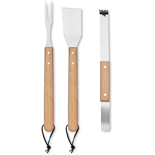 Eikenhouten barbecueset Smokey hout
