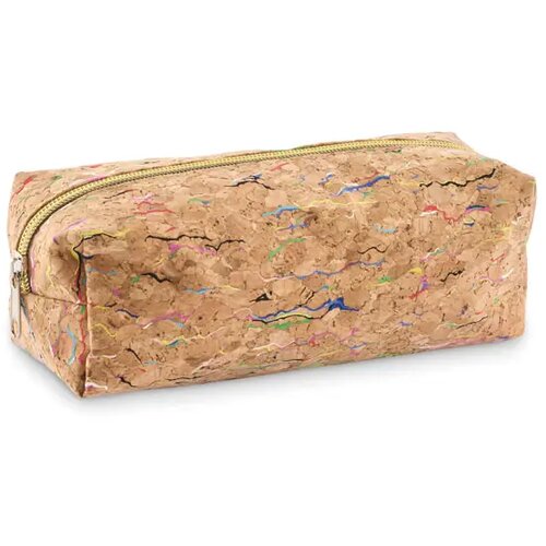 Etui van gekleurd kurk Corchaso beige