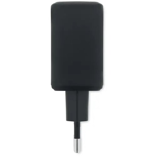 Eu 2-polige wandadapter/lader Exten zwart