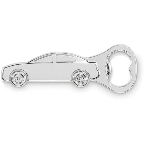 Flesopener in autovorm Mycar mat zilver