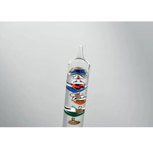 Galileo thermometer glas 28cm Gali transparant