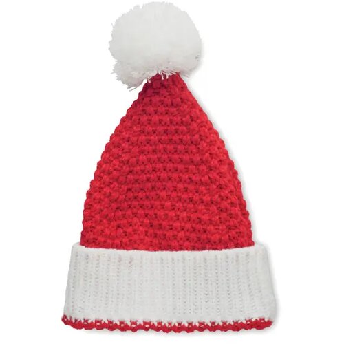 Gebreide kerstmuts Auriga rood