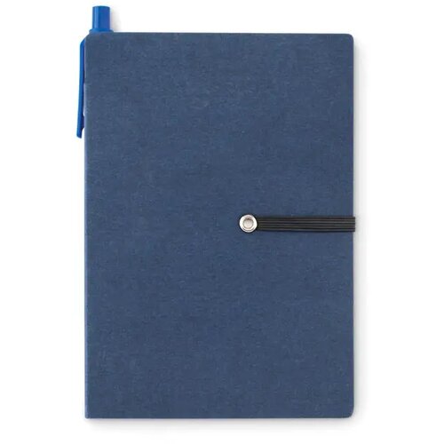 Gerecycled notitieboekje pen Reconote blauw