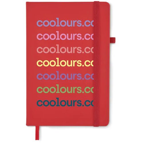 Gerecycled pu a5 notitieboek Arpu rood