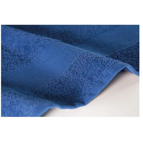 Handdoek organisch 100x50 Terry royal blauw