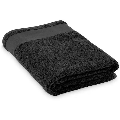 Katoenen badhanddoek Island 100 zwart
