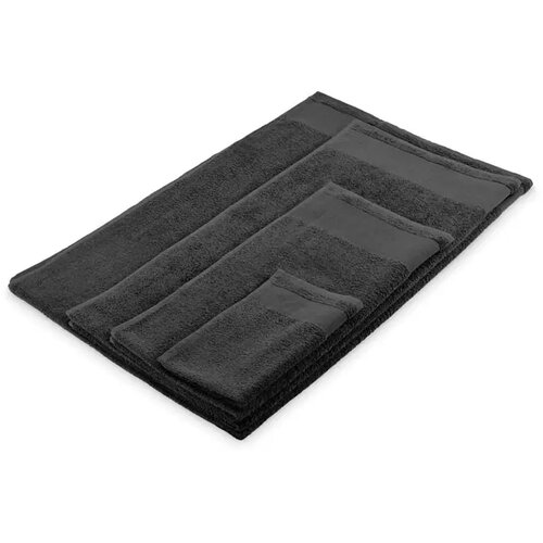Katoenen badhanddoek Island 100 zwart