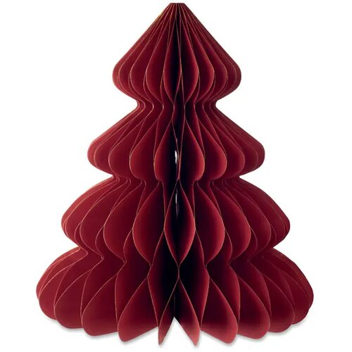 Kerstboomdecoratie van papier Harmobig rood
