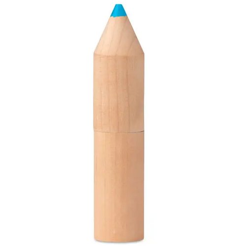 Kleurpotloodjes in houder Petit coloret hout