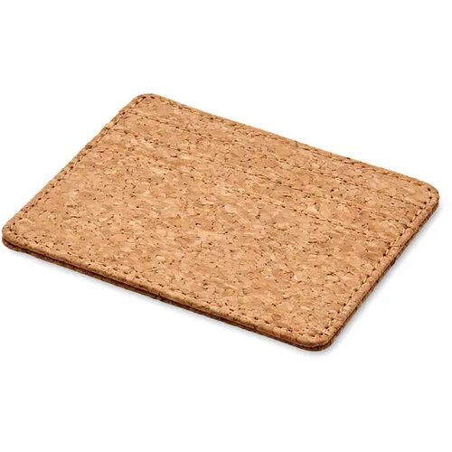 Kurken kaarthouder met rfid Wallk beige