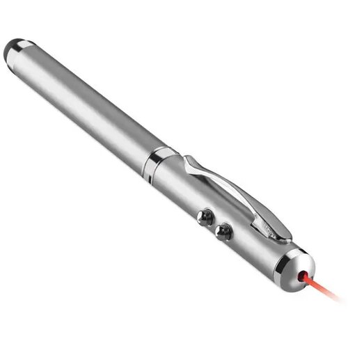 Laser pointer touch pen Triolux mat zilver