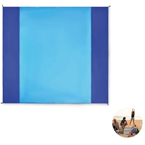 Lichtgewicht grote strandmat Nosand turquoise