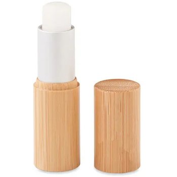 Lippenbalsem in bamboe tube Gloss lux hout Lippenbalsem in bamboe tube Gloss lux hout