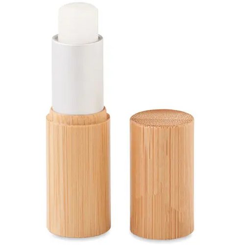 Lippenbalsem in bamboe tube Gloss lux hout