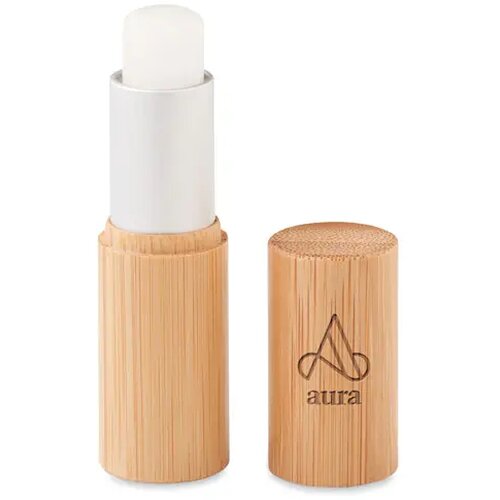 Lippenbalsem in bamboe tube Gloss lux hout