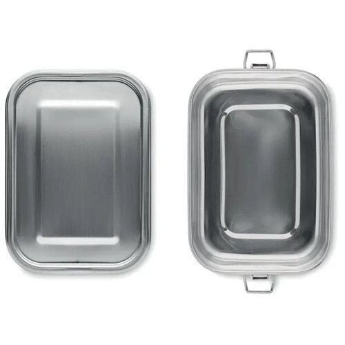 Lunchbox 750ml Gobuddy mat zilver