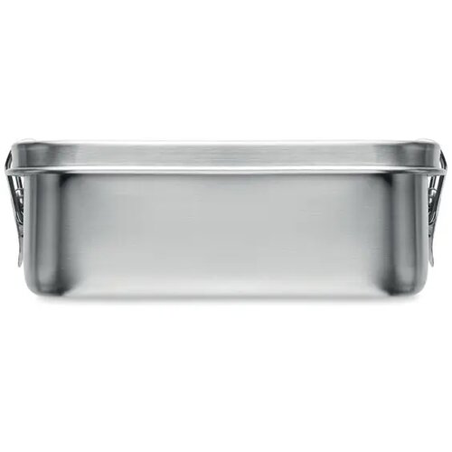 Lunchbox 750ml Gobuddy mat zilver