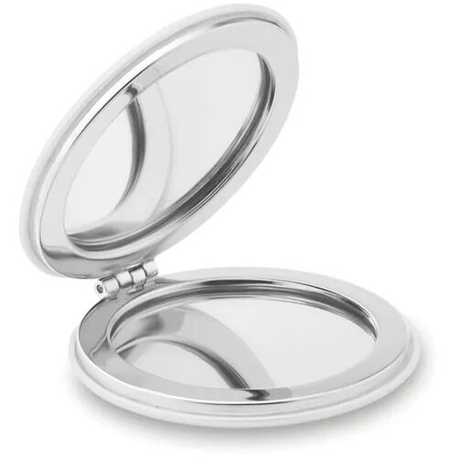 Magnetische dubbele spiegel Glow round wit