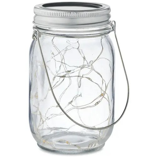 Mason jar solar buitenlamp Pot lamp transparant