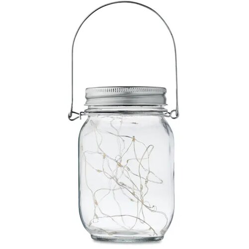Mason jar solar buitenlamp Pot lamp transparant