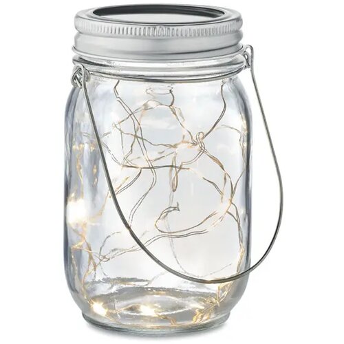 Mason jar solar buitenlamp Pot lamp transparant
