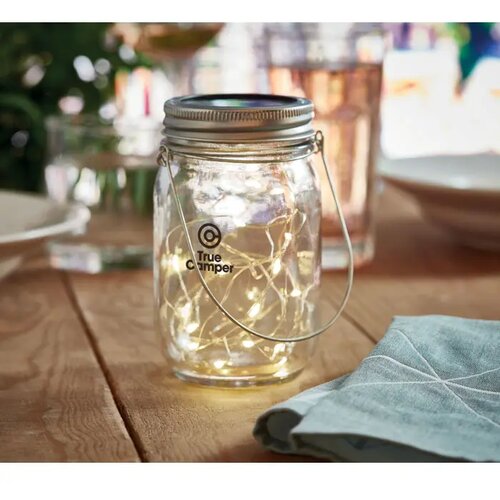 Mason jar solar buitenlamp Pot lamp transparant