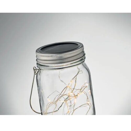 Mason jar solar buitenlamp Pot lamp transparant