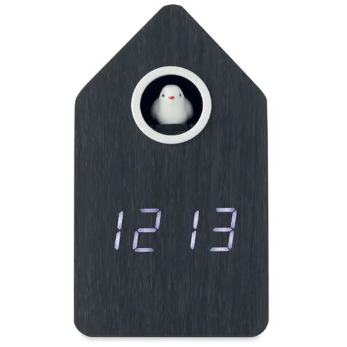 Mdf koekoekswekker Cuckoo bird zwart