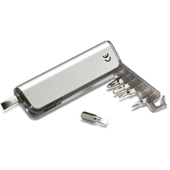 Multifunctionele led-zaklamp Alutool transparant grijs Multifunctionele led-zaklamp Alutool transparant grijs