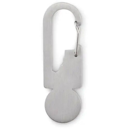 Multifunctionele sleutelhanger Multikey zilver