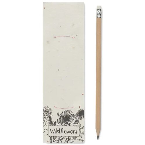 Natuurlijk potlood zaadpapier Penseed wit