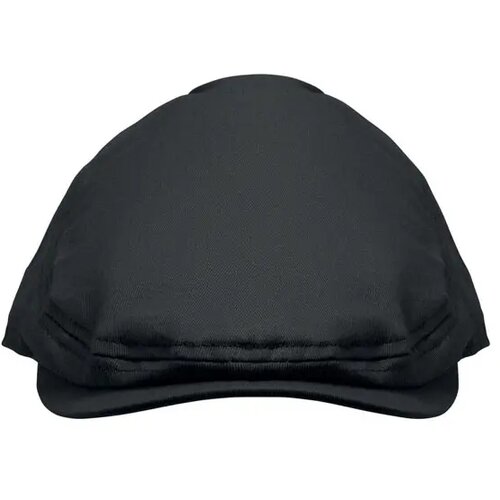 Newsboy platte pet 235g/m² Flat peak zwart