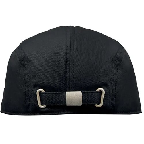 Newsboy platte pet 235g/m² Flat peak zwart