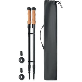 Nordic walking stokken Nole zwart