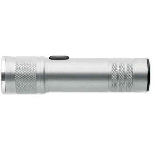 Oplaadbare cob zaklamp Flashra Zilver