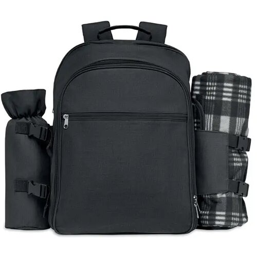 Picknickrugzak voor 4 personen Duin zwart