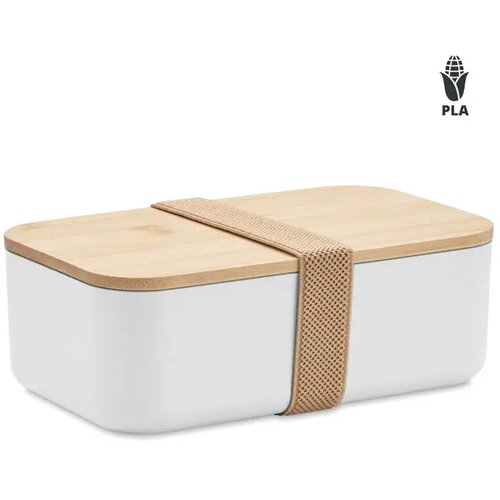 Pla maïs lunchdoos 1000ml Beibabox wit