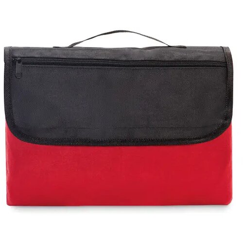 Polar fleece picknickdeken Costa rood
