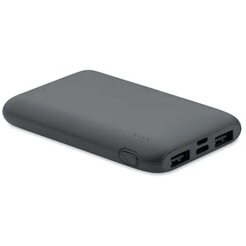 Powerbank 5000 mah Power52c steengrijs Powerbank 5000 mah Power52c steengrijs