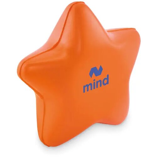Pu anti-stress ster Starly oranje