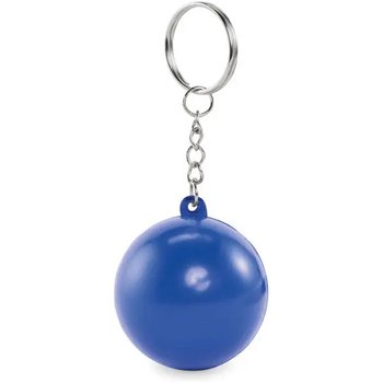 Pu balvormige sleutelhanger Cirkely blauw Pu balvormige sleutelhanger Cirkely blauw