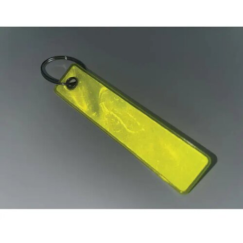Reflecterende pvc hanger Keyflect neon geel