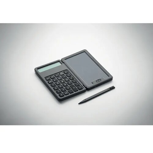 Rekenmachine met lcd-tablet Clerk zwart