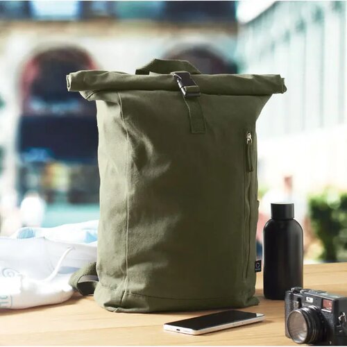 Rolltop rugzak 390gr/m² Kamet legergroen