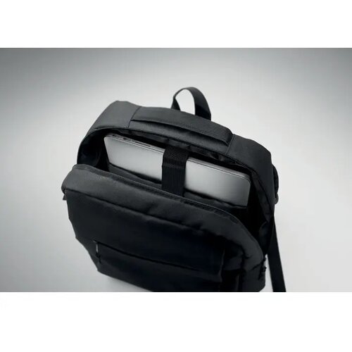 Rpet 15 inch laptop backpack Akraos zwart