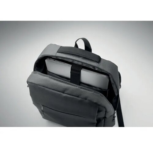 Rpet 15 inch laptop backpack Akraos steengrijs