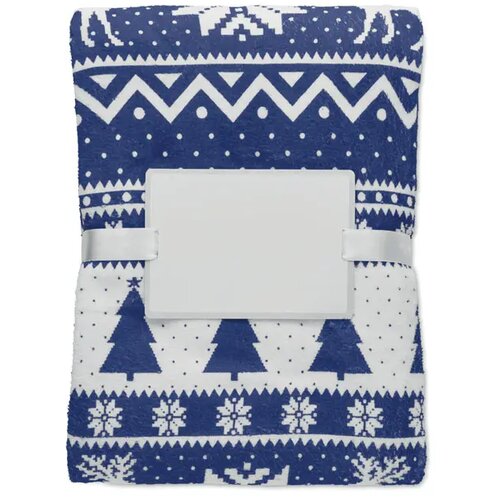 Rpet-fleecedeken 190gr/m² Tosti blauw