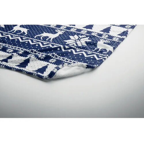Rpet-fleecedeken 190gr/m² Tosti blauw